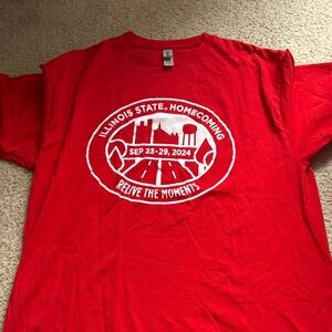 Red Illinois State Homecoming T-Shirt